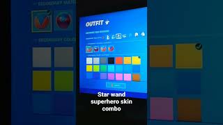 Fortnite star wand superhero combo [upl. by Llednahc]