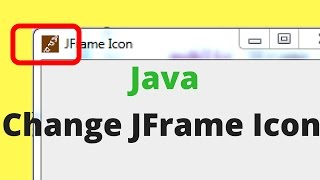 How To Change JFrame Icon In Java Using Eclipse  with source code [upl. by Ianej]