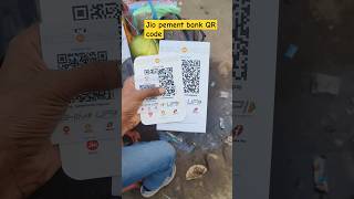 Jio pement Bank qr code 😱 how make jio qr code  jio wala qr kaise banaye  jio upi phonepe [upl. by Worthington256]