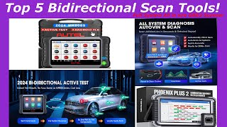 Top 5 Bidirectional Scan Tools Full System All in one OBD2 Scanner Best of The year Reviews amp Buyi [upl. by Lemhaj]