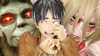 Eren Rejects Humanity and Becomes Monkey [upl. by Inanak679]