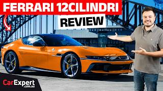 New Ferrari 12 Cilindri  first look and listen at Ferraris allnew V12 supercar [upl. by Coad340]