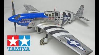 Tamyia 148 P51B quotBlue Nosequot Mustang [upl. by Yarw]