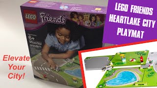 LEGO Review  Friends Heartlake City Playmat 2017  853671  95 Pieces  2499 [upl. by Merrile119]