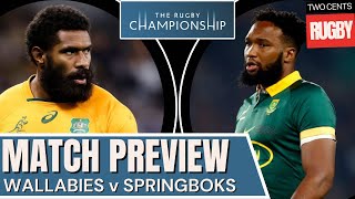 Wallabies vs Springboks Game 2 Preview  Rugby Championship 2024 [upl. by Horten]