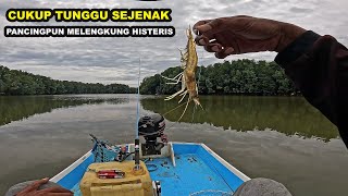 Serbuan Ikan Kakap Besar Menyambar umpan pancing [upl. by Azirb]