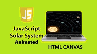 Realistic Animated Solar System  HTML Canvas and JavaScript [upl. by Irita]