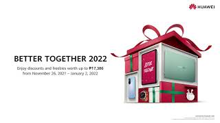 HUAWEI Better Together 2022  Christmas Promotion [upl. by Jeremias]