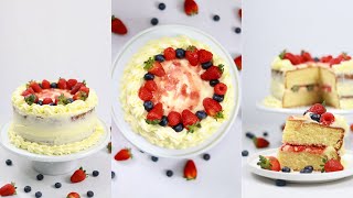 FOODMAS Amazing Berry Chantilly Cake Recipe [upl. by Elli]