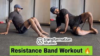 Best resistance band workout for lower body [upl. by Fadden]