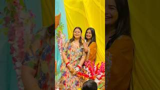 Bestie’s Wedding 😱 crafteraditi wedding minivlog weddingvlog shorts friend ​⁠CrafterAditi [upl. by Doralyn]