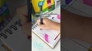 Tutorial de horario escolar📚🖍️ horarioescolar apuntesbonitos tutorial crayolasupertips [upl. by Sender]