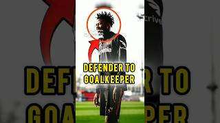 Tapsoba the defender became a goalkeeper🧤🤯 football shorts ytshorts trending leverkusen [upl. by Kendrick177]