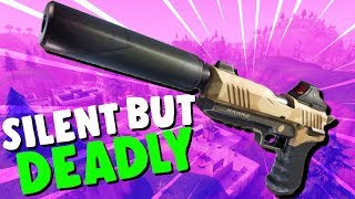 SILENT But DEADLY  Fortnite Sneaky Silencers  Fortnite Battle Royale Gameplay [upl. by Ellehsad]