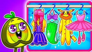 This Is the Way We Dress Up 👗👕 Magical Tablet Play More Cartoons For Kids by Pit amp Penny Family 🥑 [upl. by Sutelc]