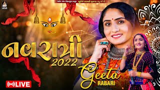 LIVE  Geeta Rabari Garba  Navratri 2022  Day 4 [upl. by Neufer659]