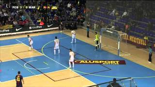 Jornada 12 FC Barcelona Alusport Marfil Santa Coloma [upl. by Htebazile]