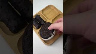 Filling Platter with Oreo  Oddly Satisfying ASMR asmr sweet satisfying shorts [upl. by Ifar]