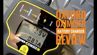 Best Motorcycle Battery Charger  Oxford Oximiser 3X Battery Charger Review [upl. by Natloz325]