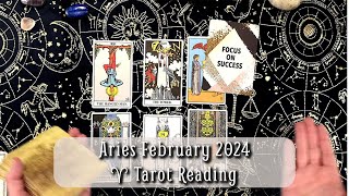 Aries ♈️ Tarot Card Reading for February 2024 [upl. by Nicolas]