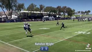 Nahshon Wright with the interception of a Dak Prescott pass [upl. by Barnebas]