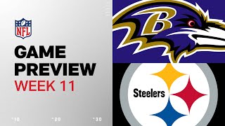 Baltimore Ravens vs Pittsburgh Steelers  2024 Week 11 Game Preview [upl. by Bria276]