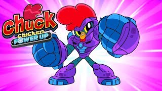 Chuck Chicken Power Up 5  Rihino Strength  Special Episode  Super ToonsTV [upl. by Aillimac]