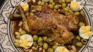 MAROKAANS KIP UIT DE OVENMOROCCAN CHICKEN FROM THE OVENCHICKENIKRAMEBOUUFOODRECIPE [upl. by Roselle]