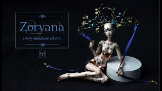 quotZoryanaquot  miniature art doll by Tempest Doll  art process  BJD [upl. by Lemor]