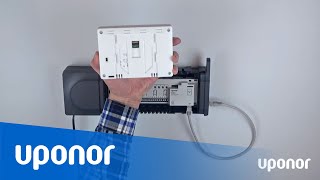 Installationsvideo Uponor Smatrix Wave PLUS betjeningsenhed I167 [upl. by Renckens]