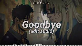 goodbye  feder ft lyse Edit Audio [upl. by Aisanat]