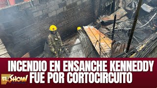 Incendio en el Ensanche Kennedy fué por corto circuito [upl. by Ortiz]