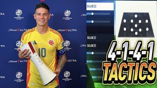 BEST POST PATCH META 4141 CUSTOM TACTICS  WIN MORE GAMES FC 24 ULTIMATE TEAM [upl. by Eimareg]