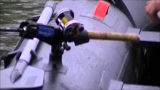 FISHING ROD HOLDER FOR INFLATABLE BOATS [upl. by Alyakam]