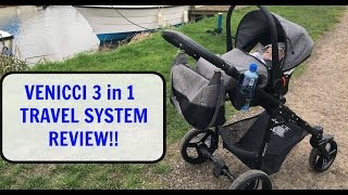 VENICCI 3 IN 1 TRAVEL SYSTEM REVIEW amp TUTORIAL [upl. by Bounds]