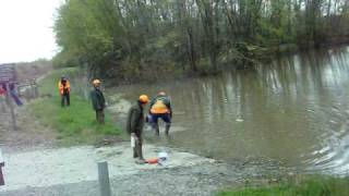 Spinone NAVHDA NA water test [upl. by Anyela]