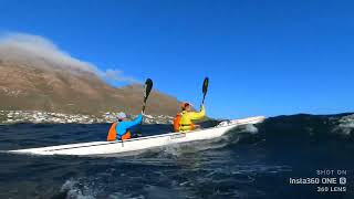 OL Paddling Downwind 2023 02 27 Jeab does millers with Surfski School CT [upl. by Cynthie]