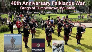 The Crags Of Tumbledown Mountain  Scots Guards Association Pipes and Drums [upl. by Leur204]