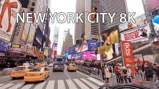 New York City 8K  VR 360 Drive [upl. by Nurse]