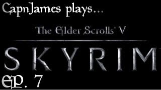 Lets Play  Skyrim  Episode 7 Wind Stone Lurker Fight [upl. by Eitra246]