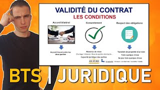 Révisions DROIT 9  Les conditions dexécution dun contrat  AIDE BTS MUC  BTS MCO [upl. by Ecerahs]