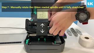 Troubleshooting Series  TSC 244 PRO Barcode Printer Ribbon amp Label Installation [upl. by Hut97]