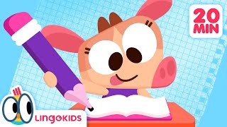 SCHOOL SONGS 🏫🍎 Educational Songs for Kids  Lingokids [upl. by Mccallum]