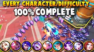 League of Legends Swarm 100 Complete Walkthrough  ALL 9 CHARACTERS EASY HARD EXTREME DIFFICULTY ✅ [upl. by Aineg63]