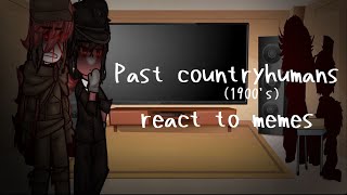 • Countryhumans React to Memes • 1900’s Gacha Club x CountryHumans Part 1  •Vixen Woods• [upl. by Malamut]