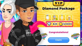 MovieStarPlanet 2 VIP Diamond Pack HUGE MSP 2 MAKEOVER [upl. by Sunev944]