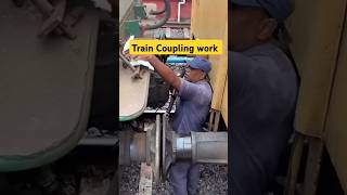 Train Coupling work in RRC Group D  Train Coupling pointsmen indianrailways trendingshorts [upl. by Zerat]