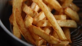 Pommes frites selbermachen  ohne Fritteuse [upl. by Adyht]