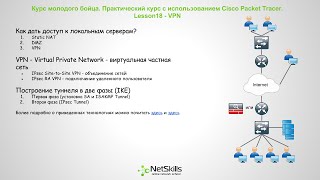 18Видео уроки Cisco Packet Tracer Курс молодого бойца VPN [upl. by Bill]