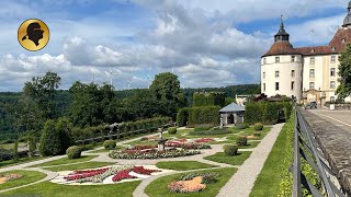 Wanderung von Schloss Langenburg und an der Jagst entlang 4k [upl. by Asilam184]